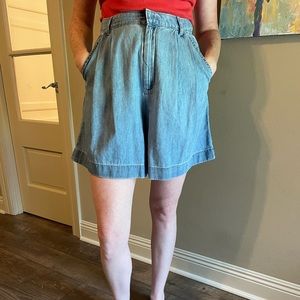 Denim shorts from the Gap!
